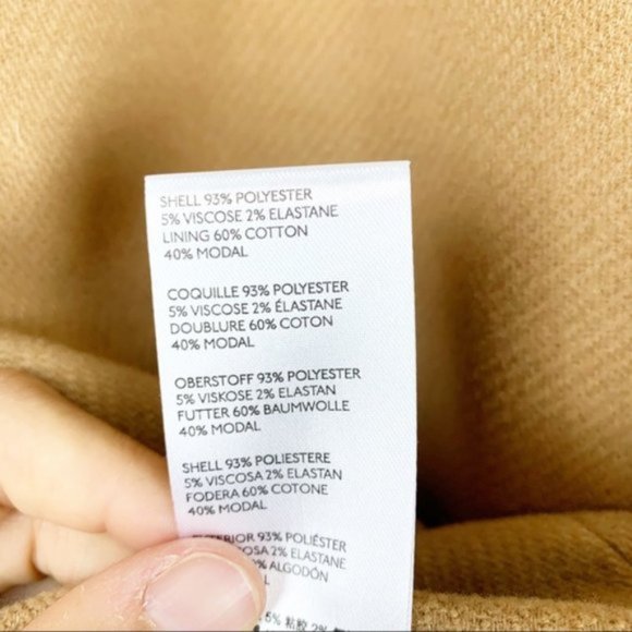 Anthropologie | Sascha Camel Asymmetrical Jacket - Picture 7 of 9